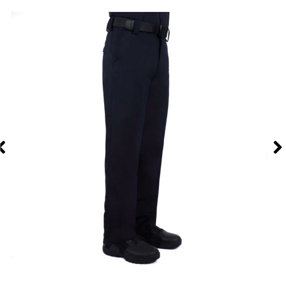 Blauer NWT Wool  Stretch Dark Navy Utility Work Pants Men Size 28 Reg Unhemmed